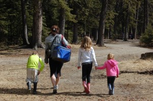A random from a few years ago. My sister, niece, nephew and daughter